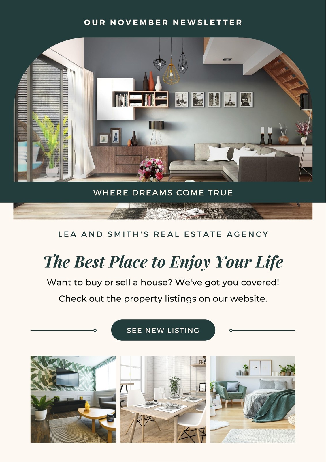 Customize 35 Real Estate Newsletters Templates Online Canva