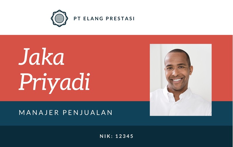 Halaman 2 Pilih Desain Contoh Kartu Tanda Pengenal Canva 9131