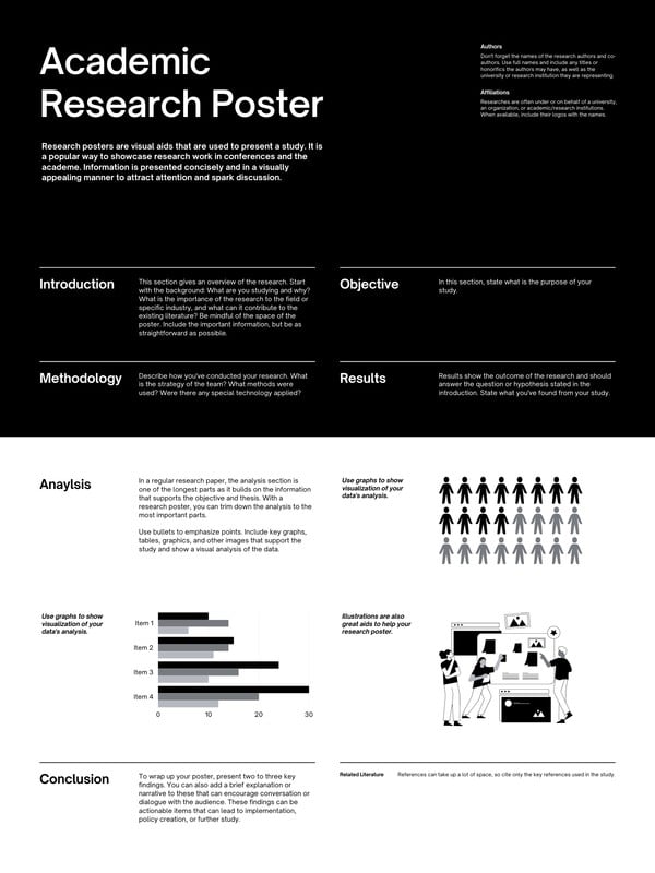 Free printable, customizable research poster templates Canva