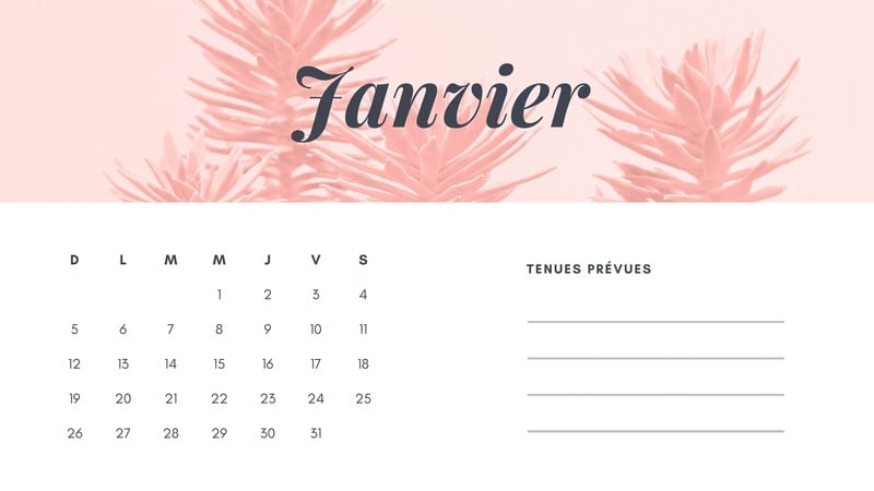 Calendriers 2023 gratuits à imprimer - 200 modèles | Canva