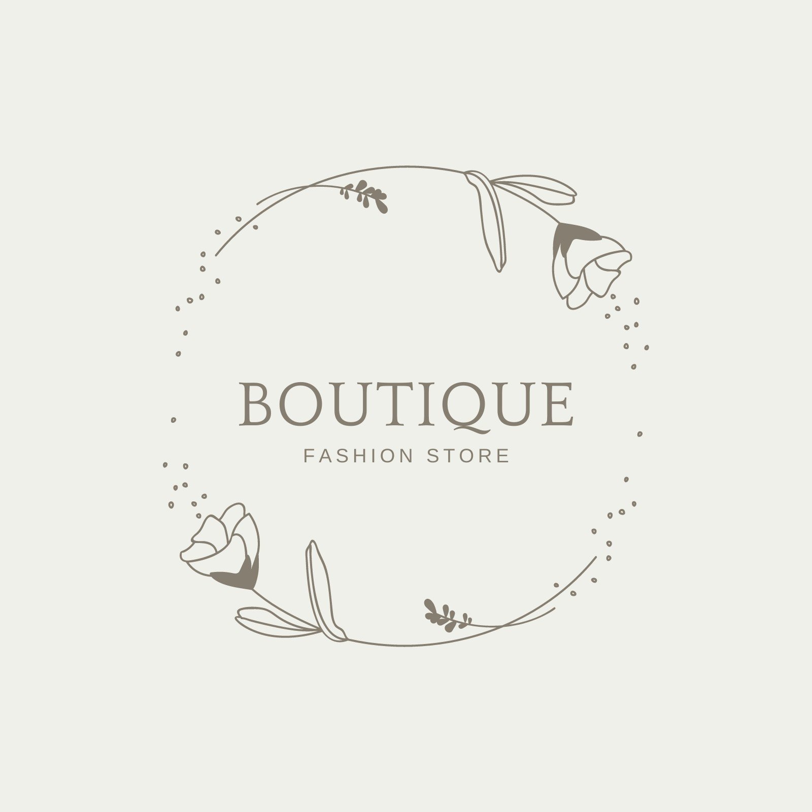 blank boutique logo templates