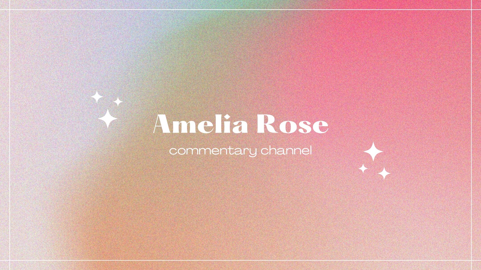 Pink Aesthetic Youtube Banner - Draw-your