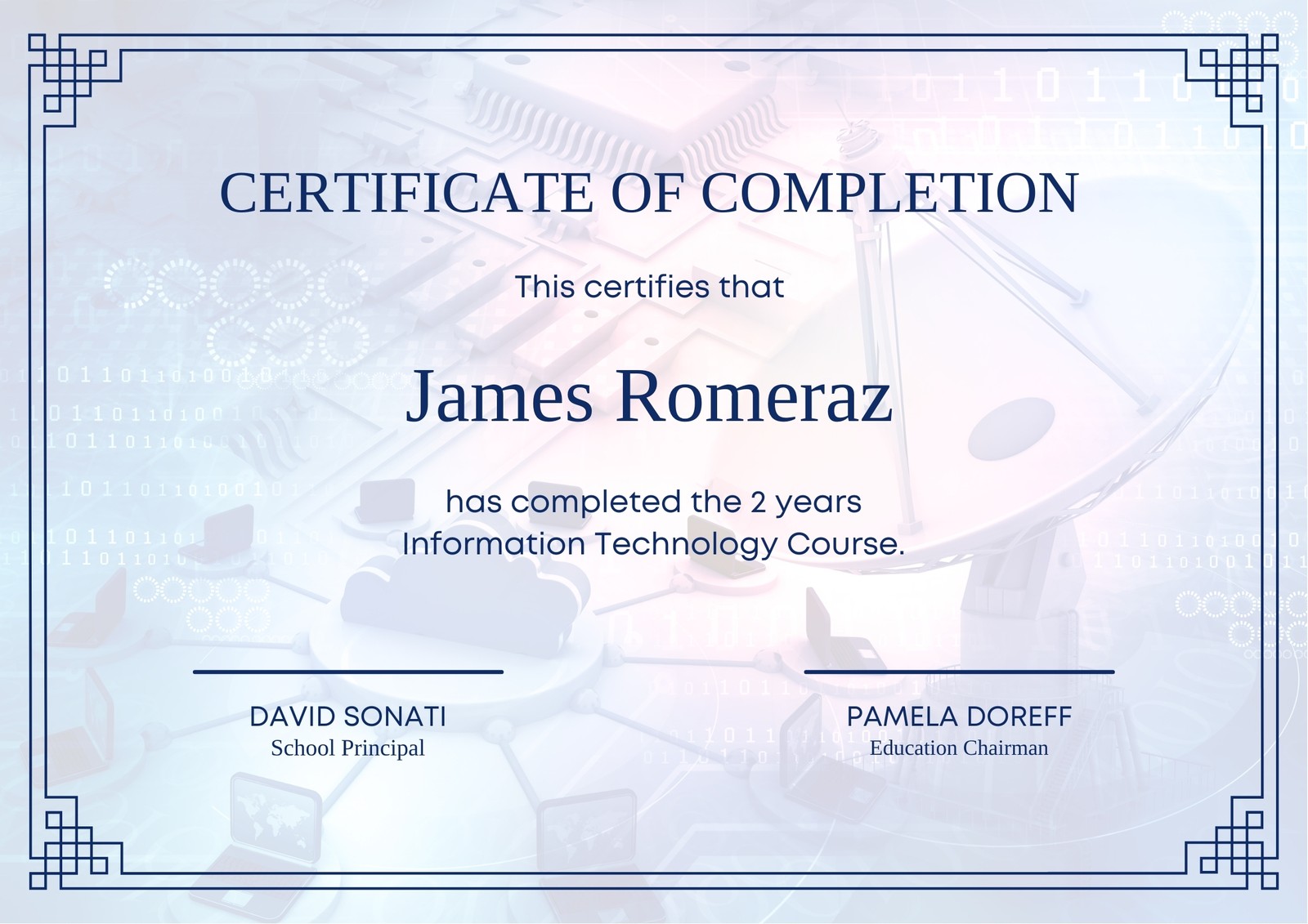 Free, custom printable certificate of completion templates  Canva In Free Training Completion Certificate Templates