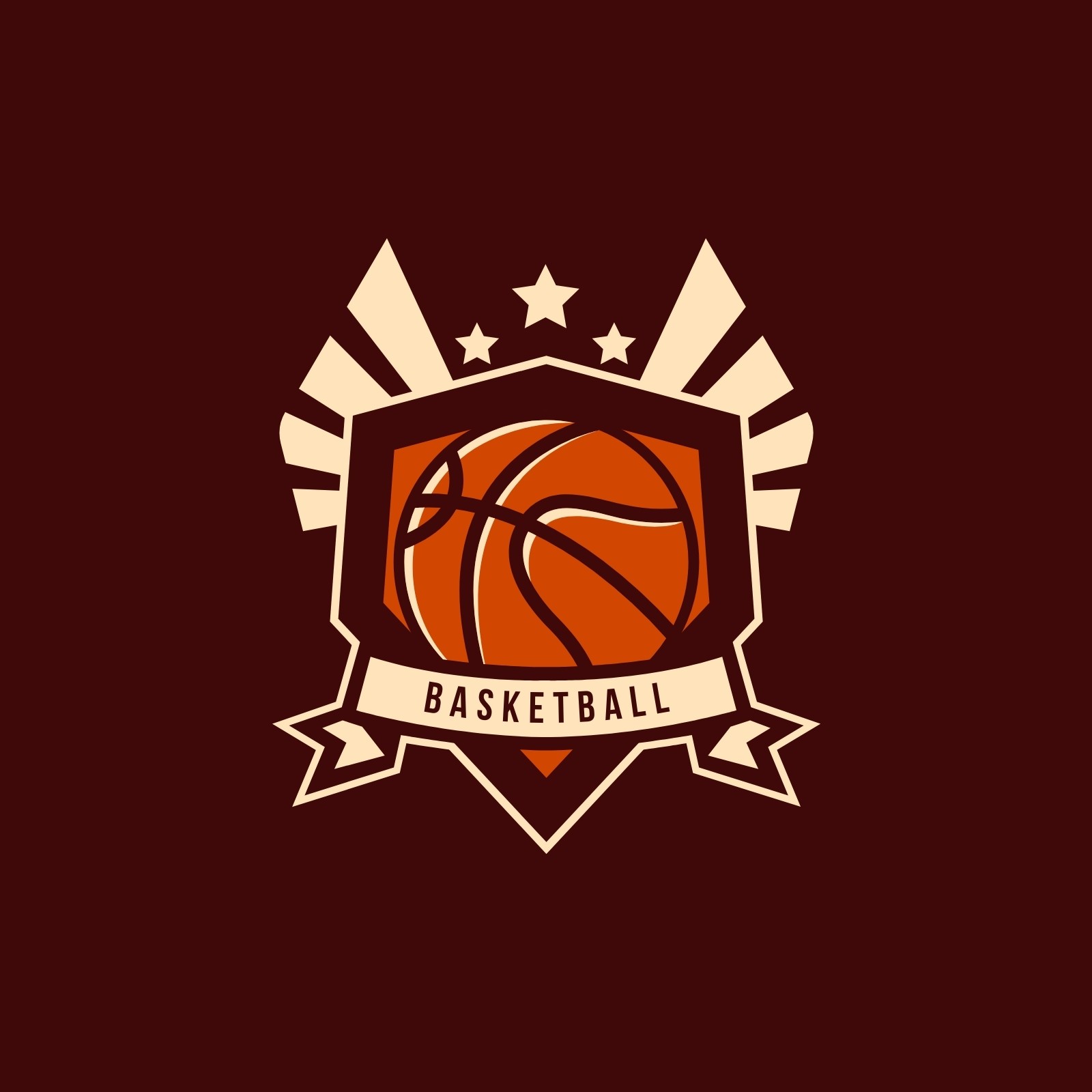 Free printable, customizable basketball logo templates Canva