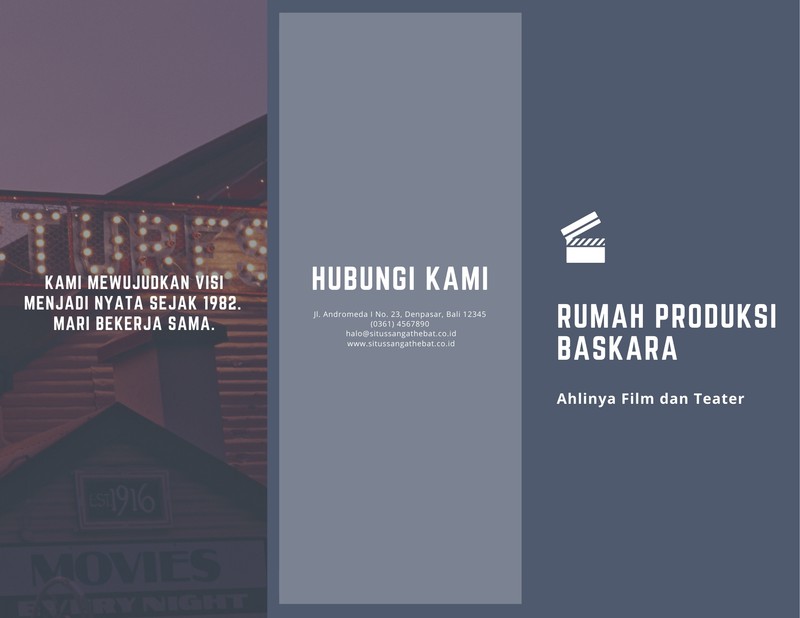 Halaman Gratis Contoh Brosur Keren Canva