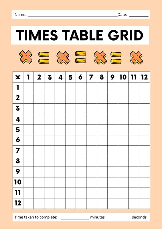 Page 2 - Free, printable, customizable math worksheet templates | Canva