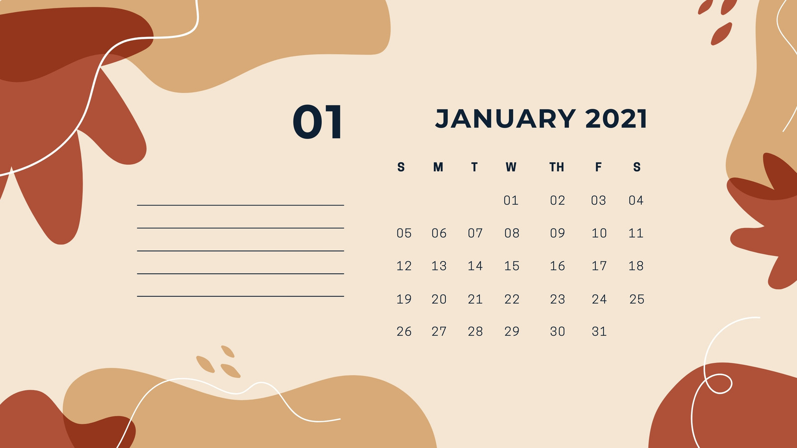 Page 2 Free, printable, customizable monthly calendar templates Canva