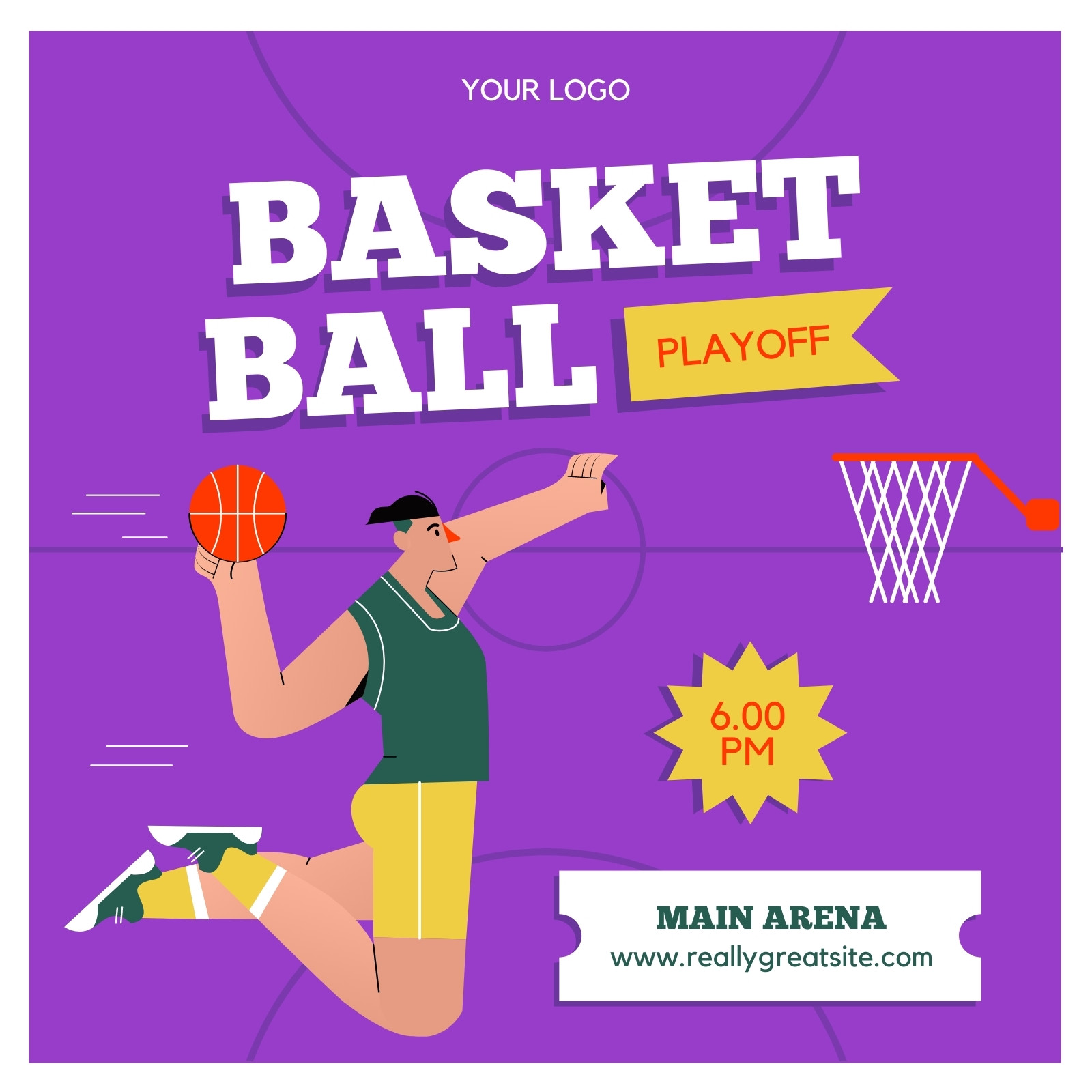 Customize 118+ Basketball Poster Templates Online - Canva