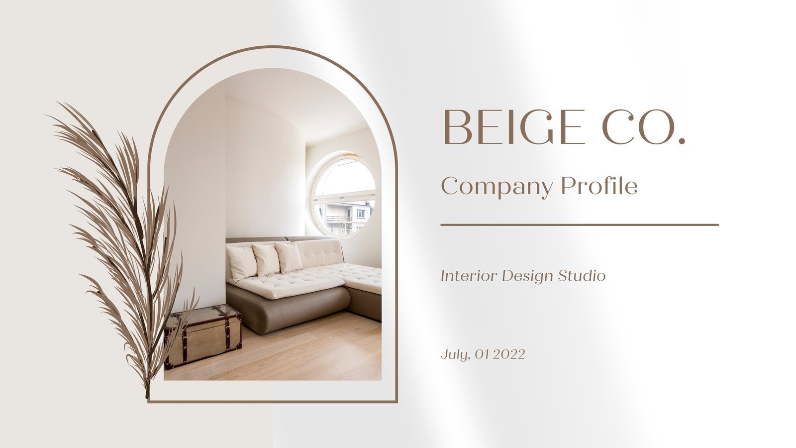 interior design presentation layout