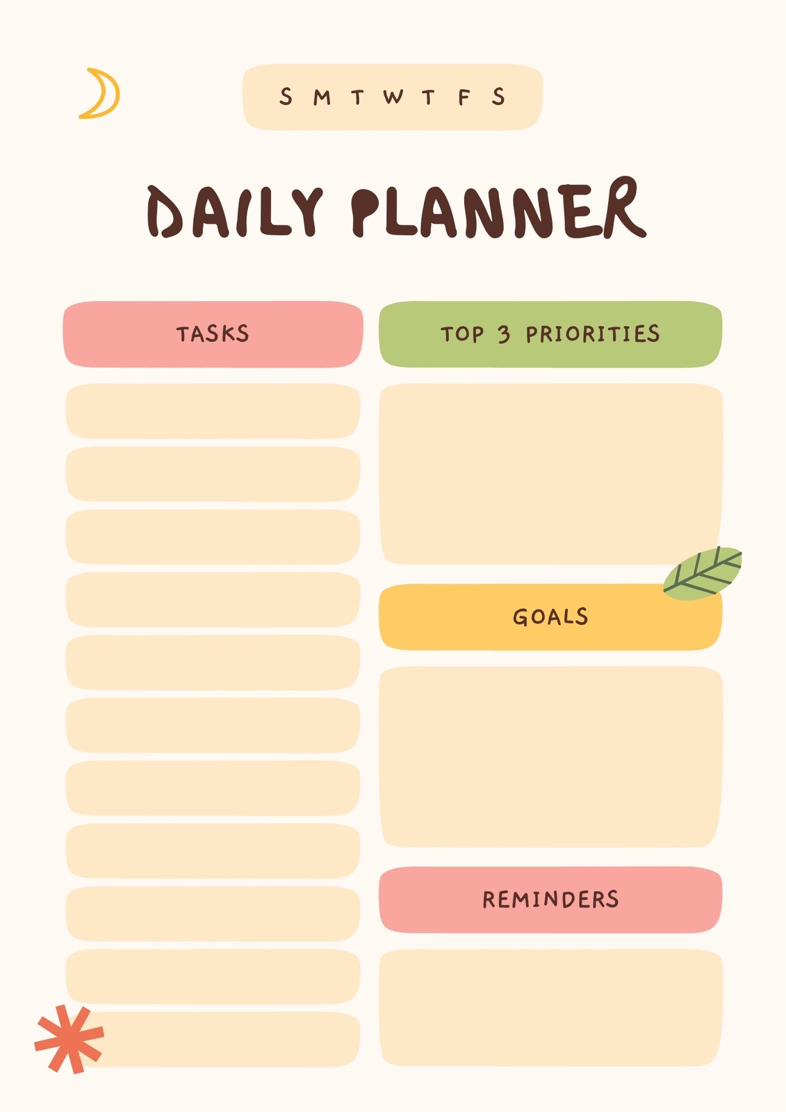 Page 17 - Free personalized monthly planner templates to print | Canva
