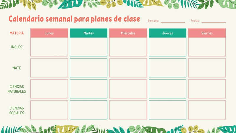 Plantillas De Calendarios Online Y Para Imprimir Canva