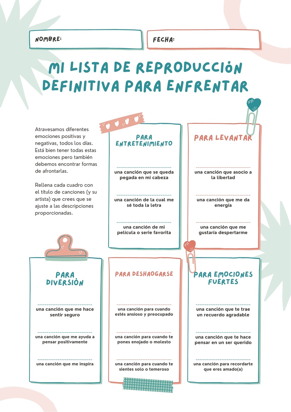 QUI EST-CE?: Español ELE hojas de trabajo pdf & doc