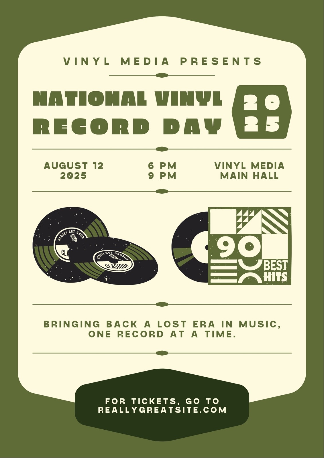 Vinyl Record Day August 12th - Vinyl Record - T-Shirt