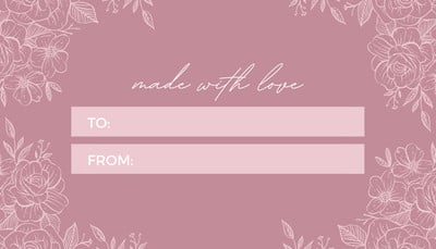 Page 2 - Free, printable and customizable gift tag templates | Canva