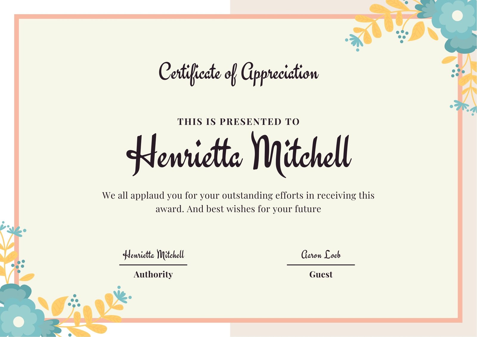 Illustrated Appreciation Certificate Templates By Canva My Xxx Hot Girl 3316