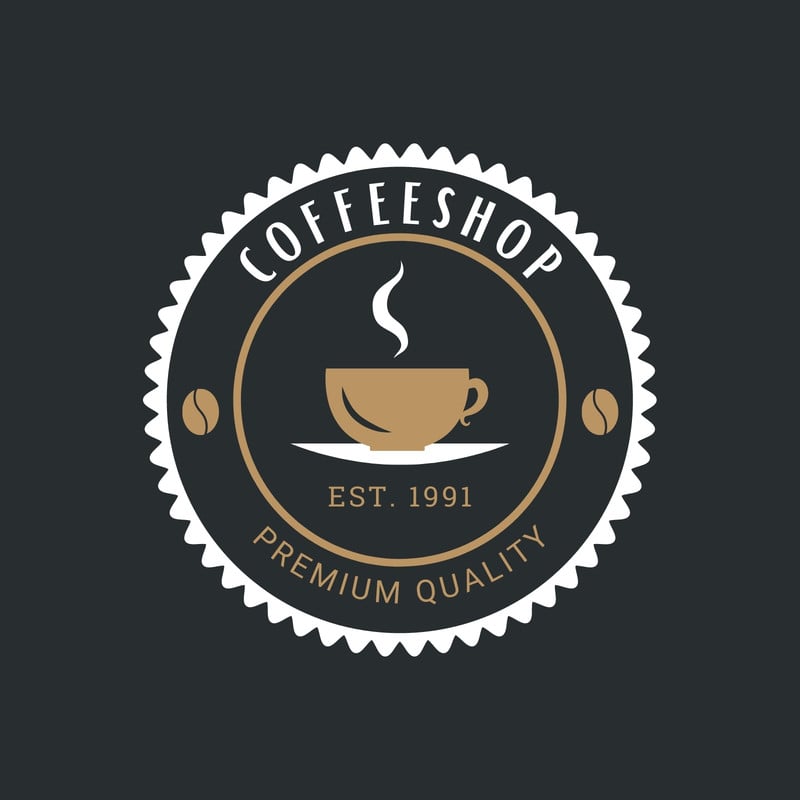 Free Printable And Customizable Cafe Logo Templates Canva | My XXX Hot Girl