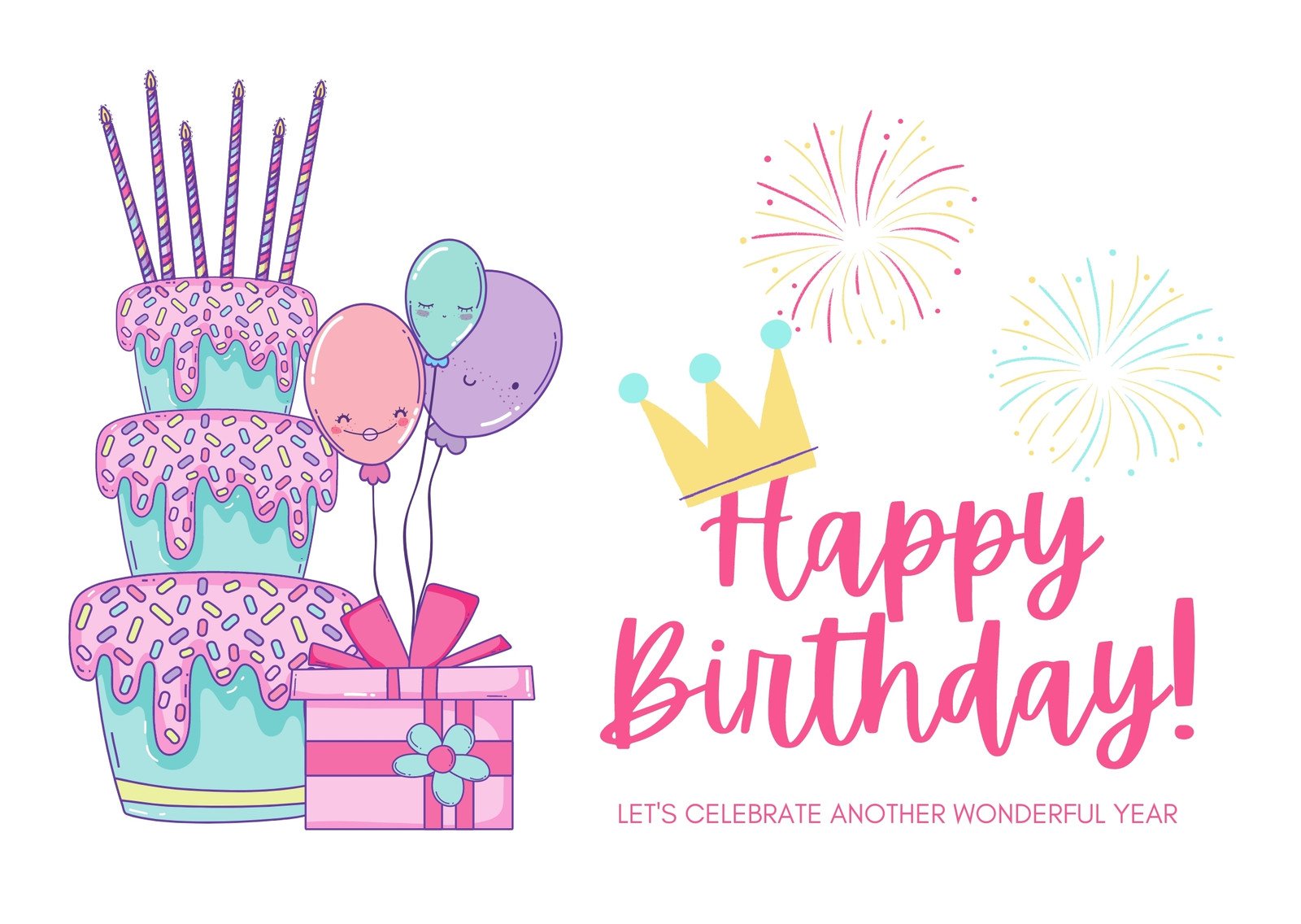 Free Printable Personalized Birthday Card