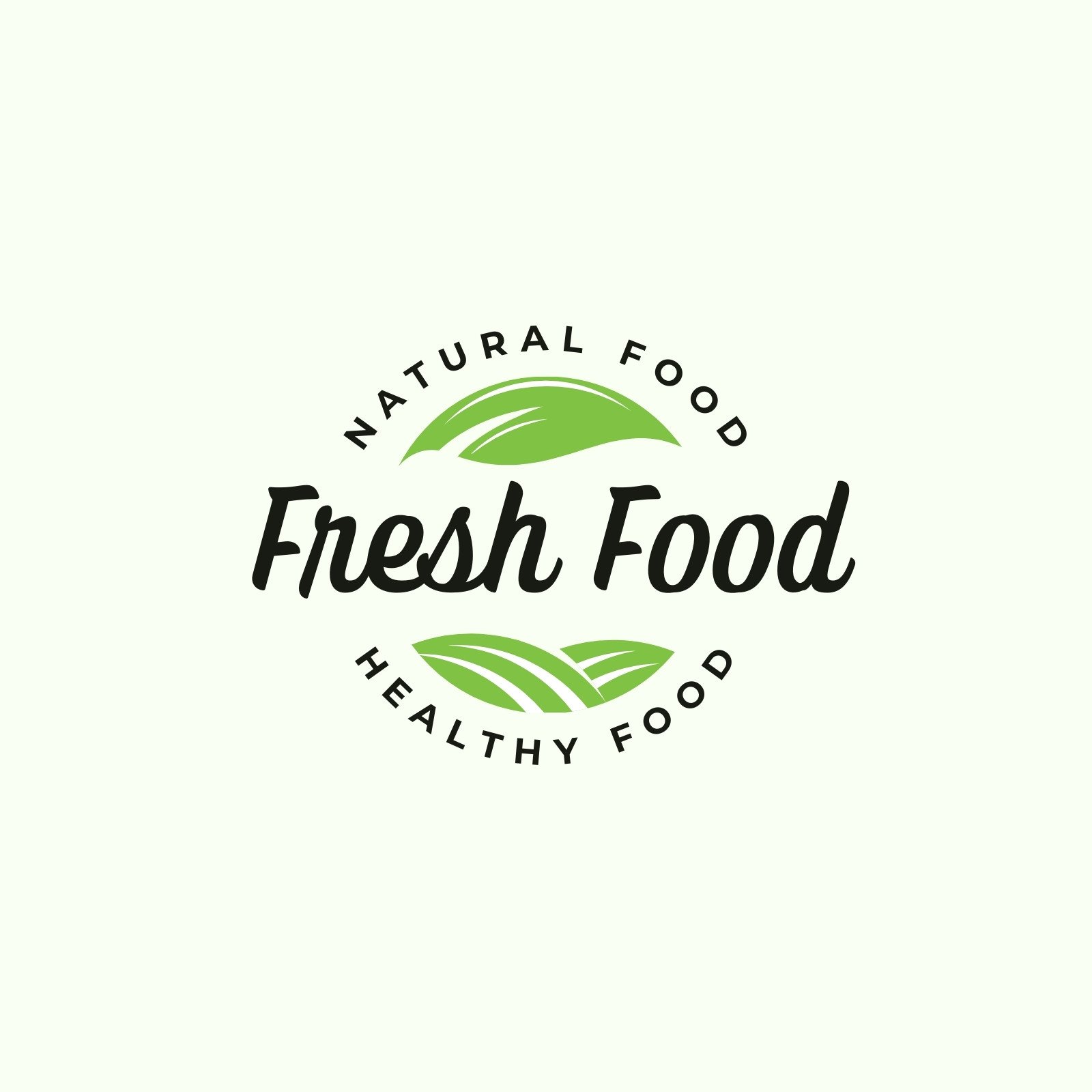 Free and customizable food logo templates