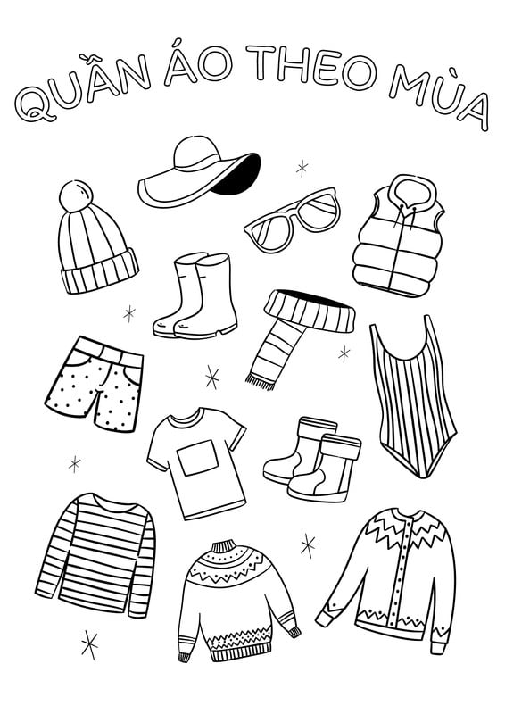 Hướng dẫn vẽ đơn giản Hình vẽ quần áo với nhiều kiểu dáng thời trang