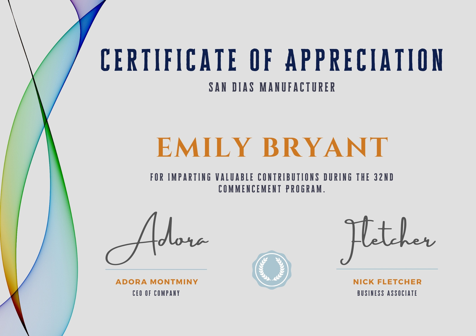 Free, custom printable appreciation certificate templates  Canva With Gratitude Certificate Template