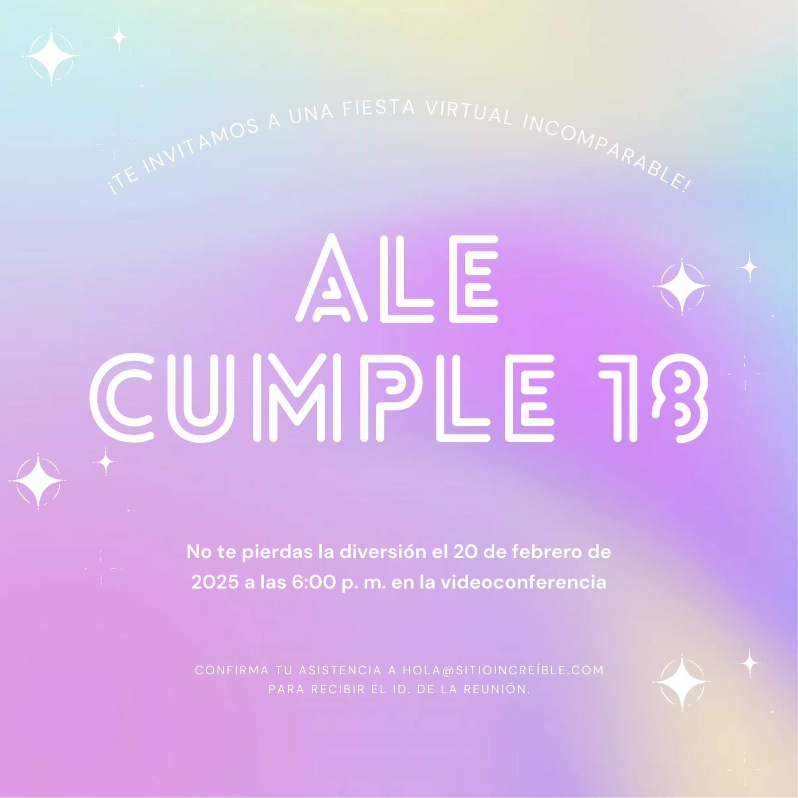 Tarjeta De Cumpleaños Para Una Niña De 12 Años