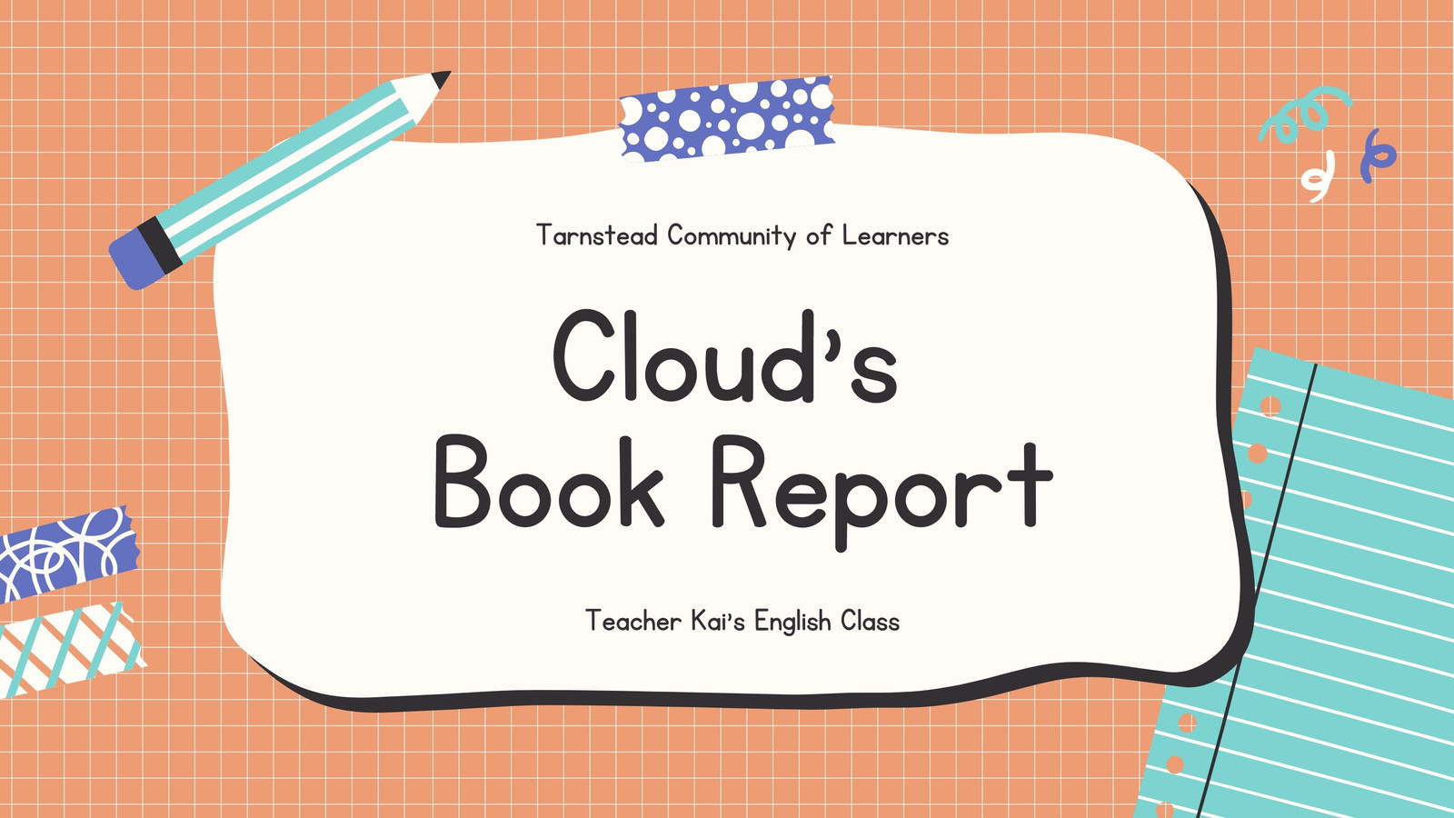 book report on canva