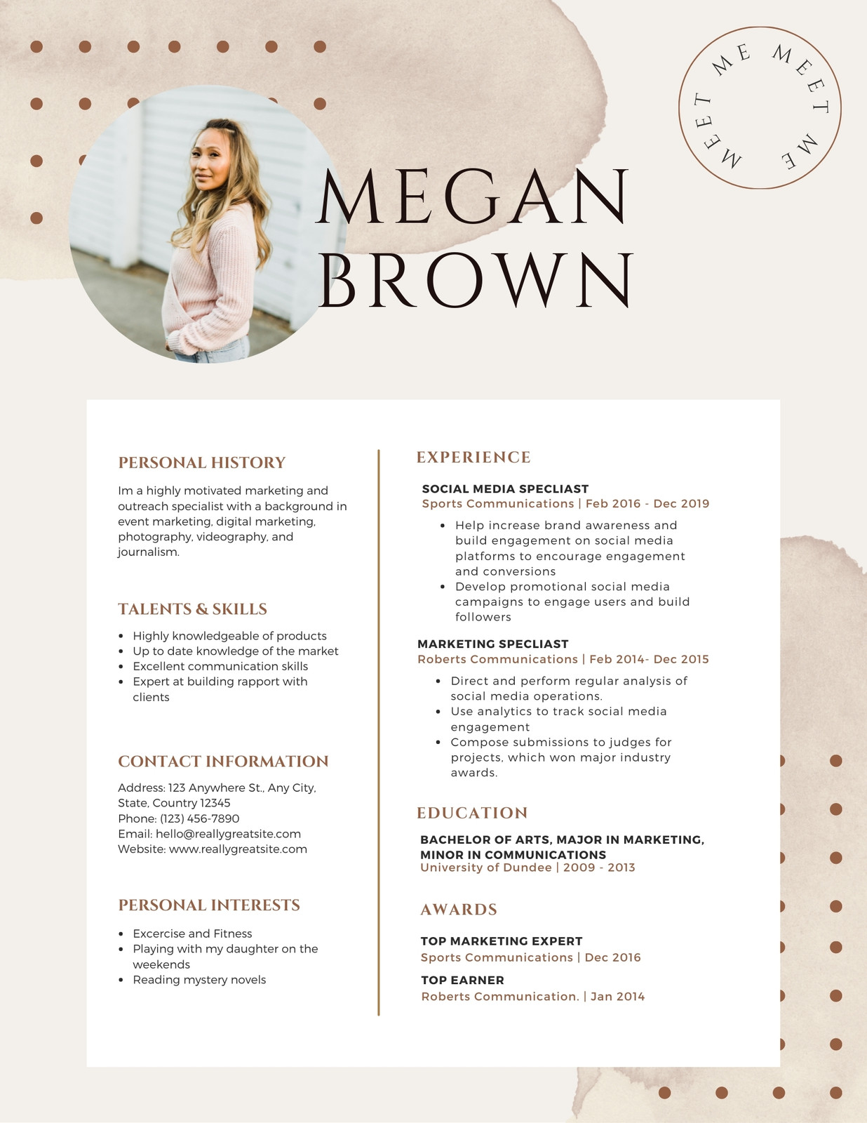 Free Custom Printable Colorful Resume Templates Canva 5583