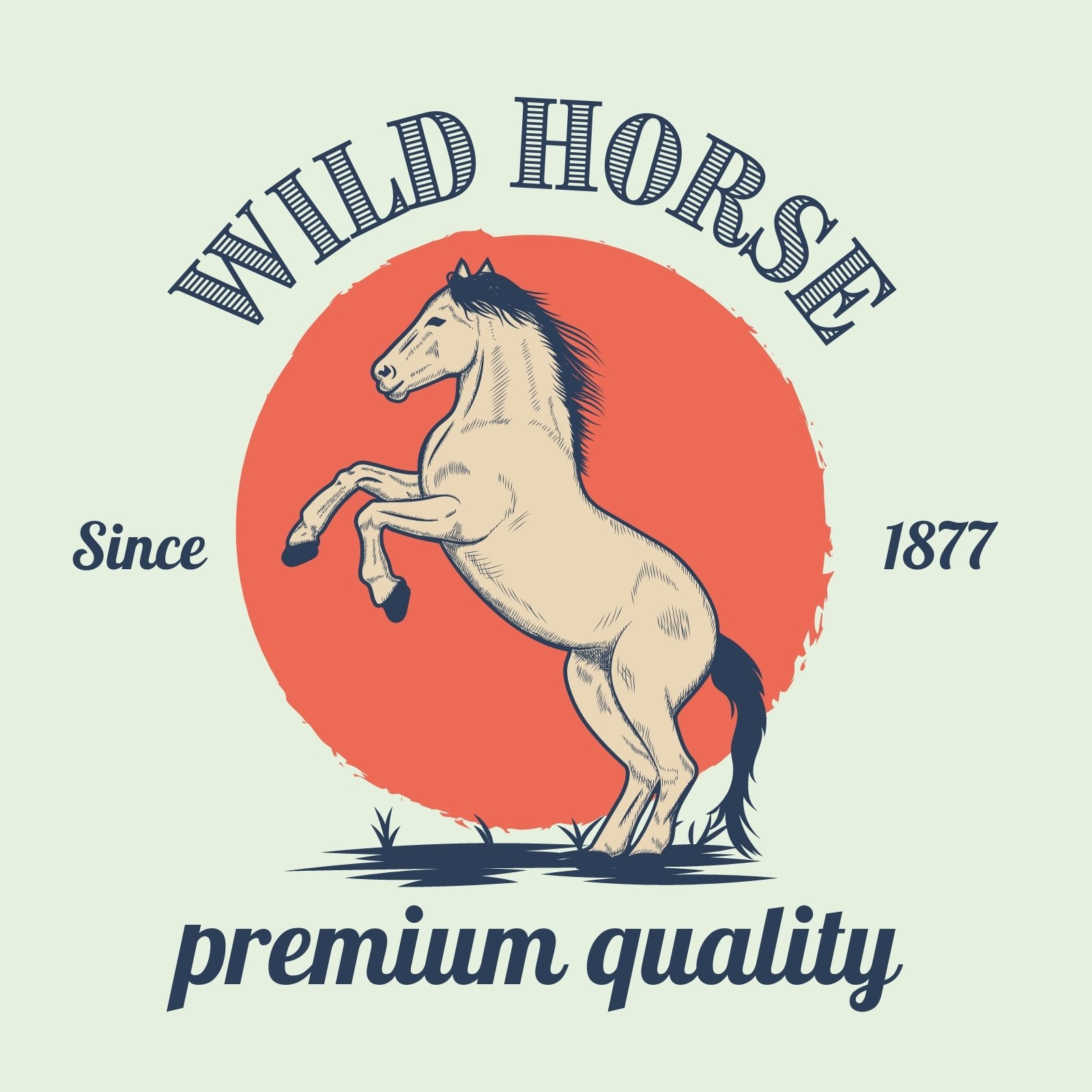 Wild Retro Horse Hoodie