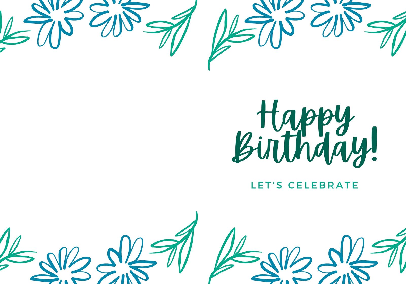 Page 21 - 21+ Free printable folded card templates to customize Within Foldable Birthday Card Template