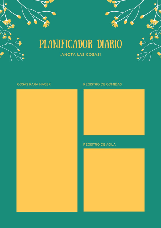 Plantillas De Agendas Diarias Gratis Para Editar Canva