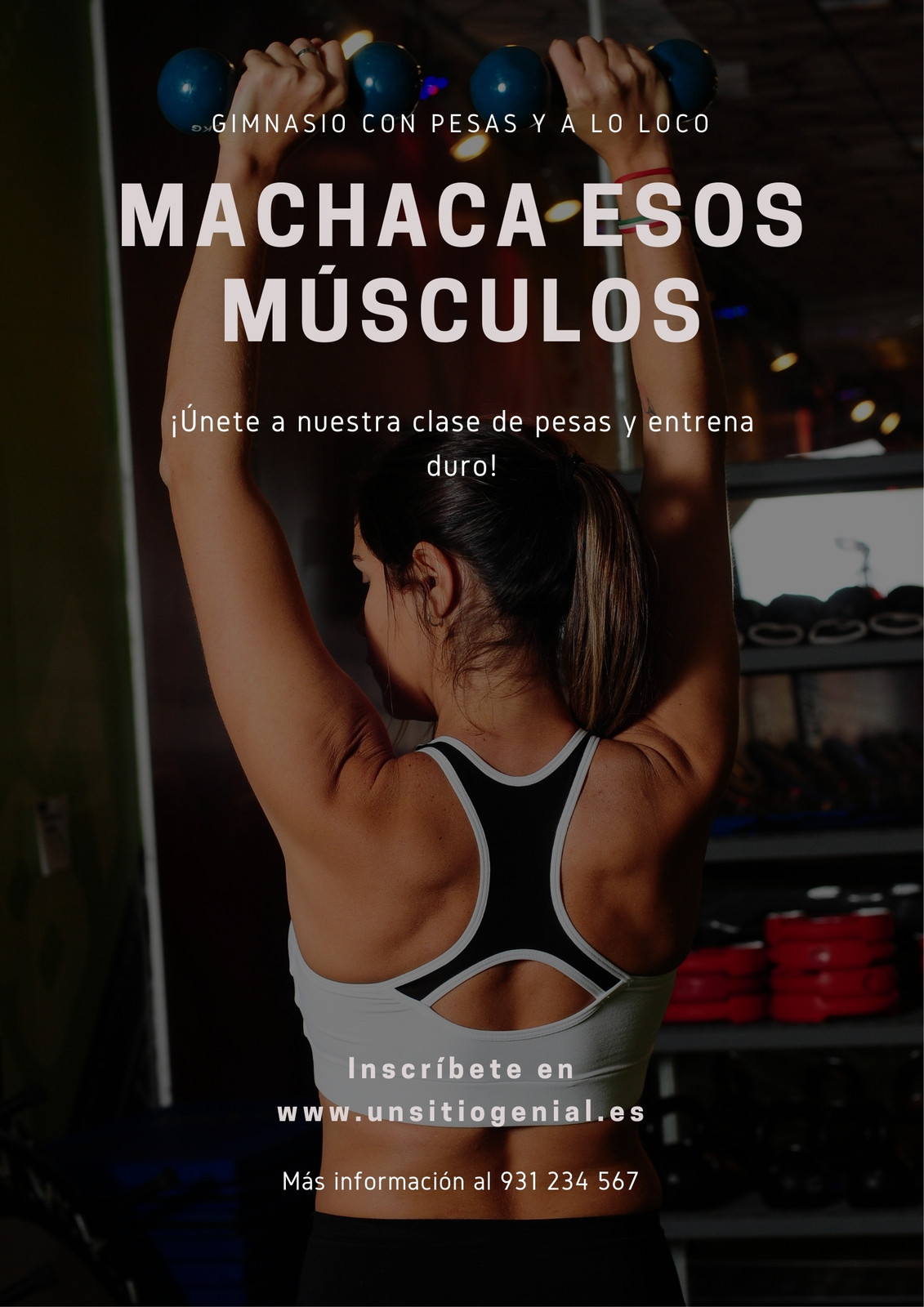 Página 2 - Plantillas de carteles para gimnasios editables | Canva