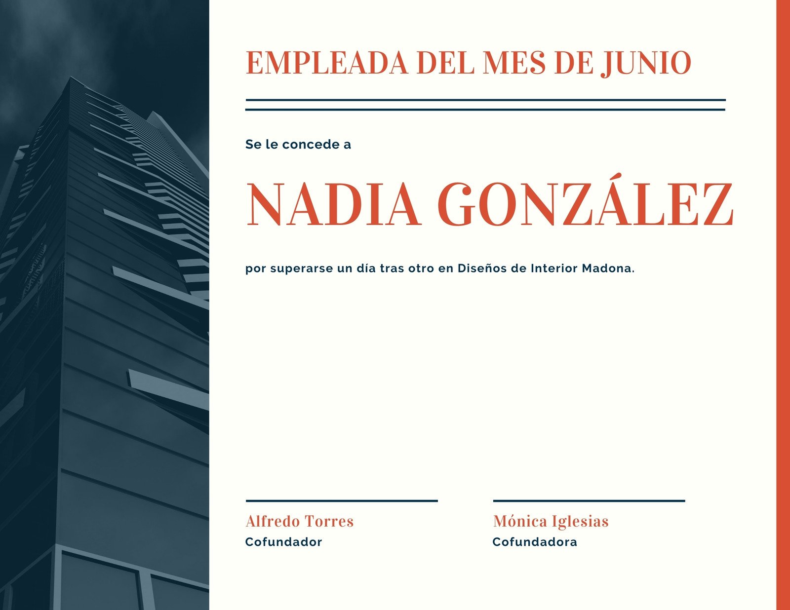 Plantillas De Certificados De Empleado Del Mes Canva