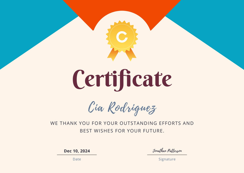 Page 2 Free, custom printable appreciation certificate templates Canva