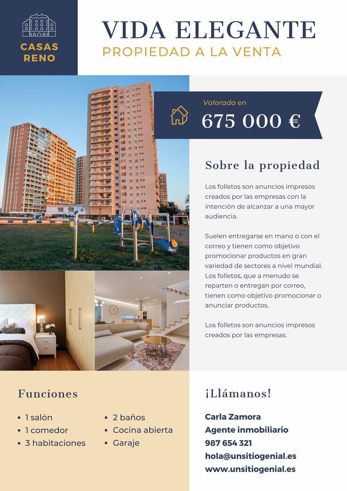 Plantillas de flyers de inmobiliarias editables | Canva