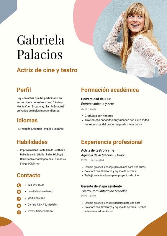 Página 2 Plantillas De Hojas De Vida Gratis Canva 