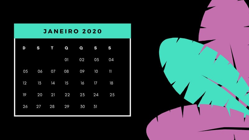 Calendários Diversos modelos para editar e personalizar Canva