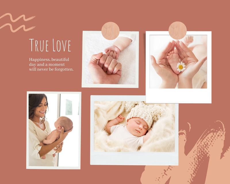 love photo collage template