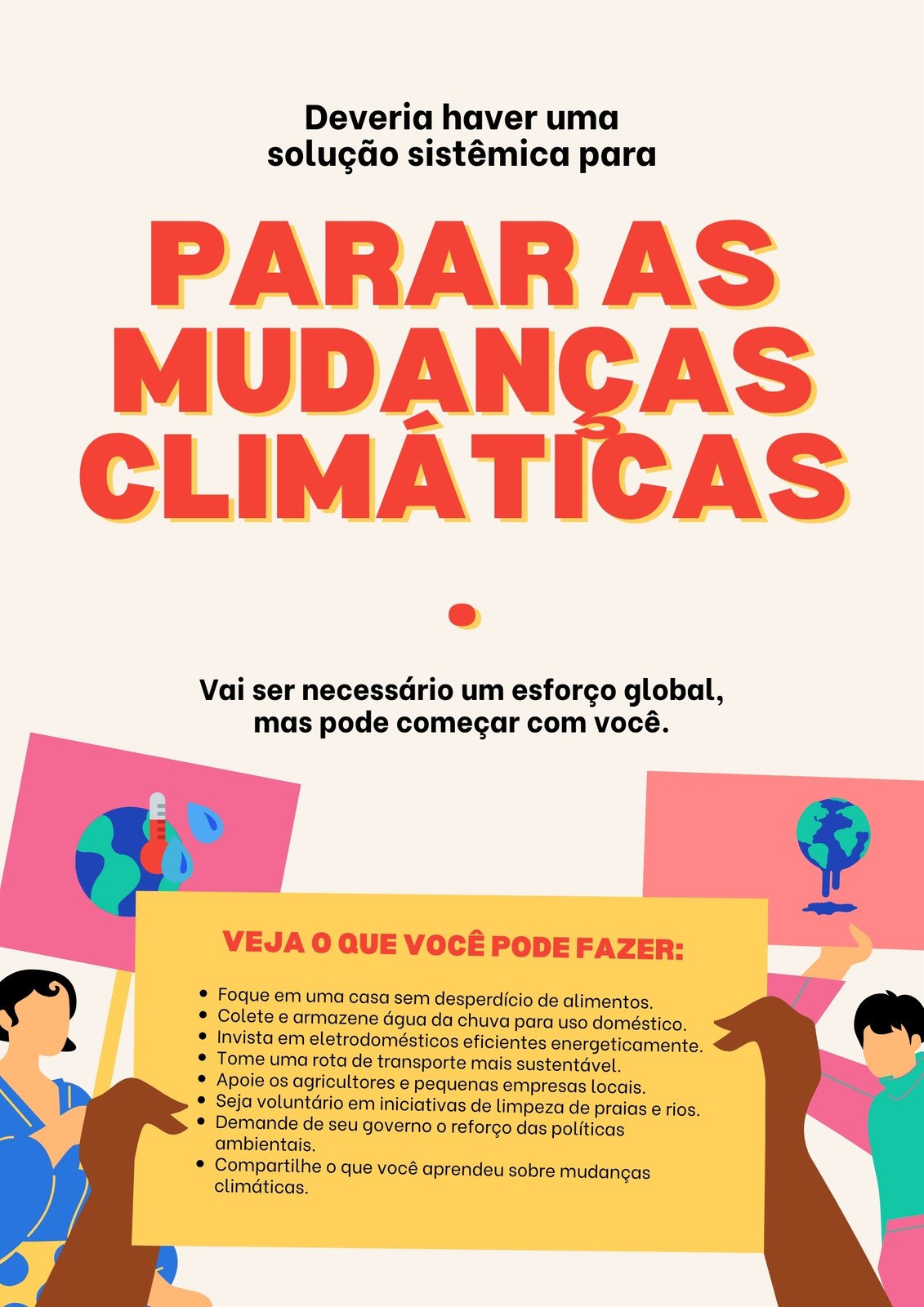 Edite Modelos De Cartazes De Meio Ambiente Canva