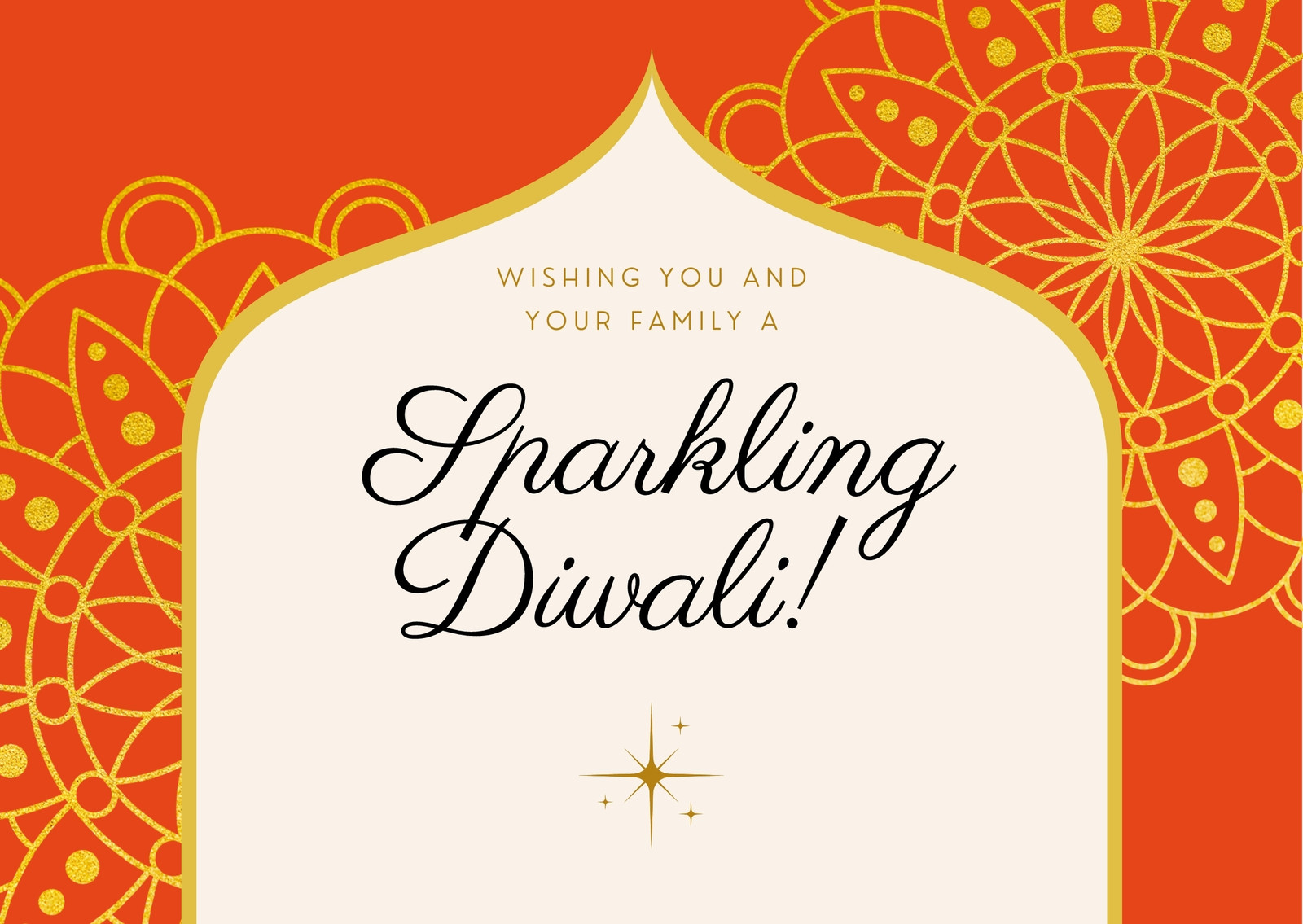 Free custom printable Diwali card templates | Canva
