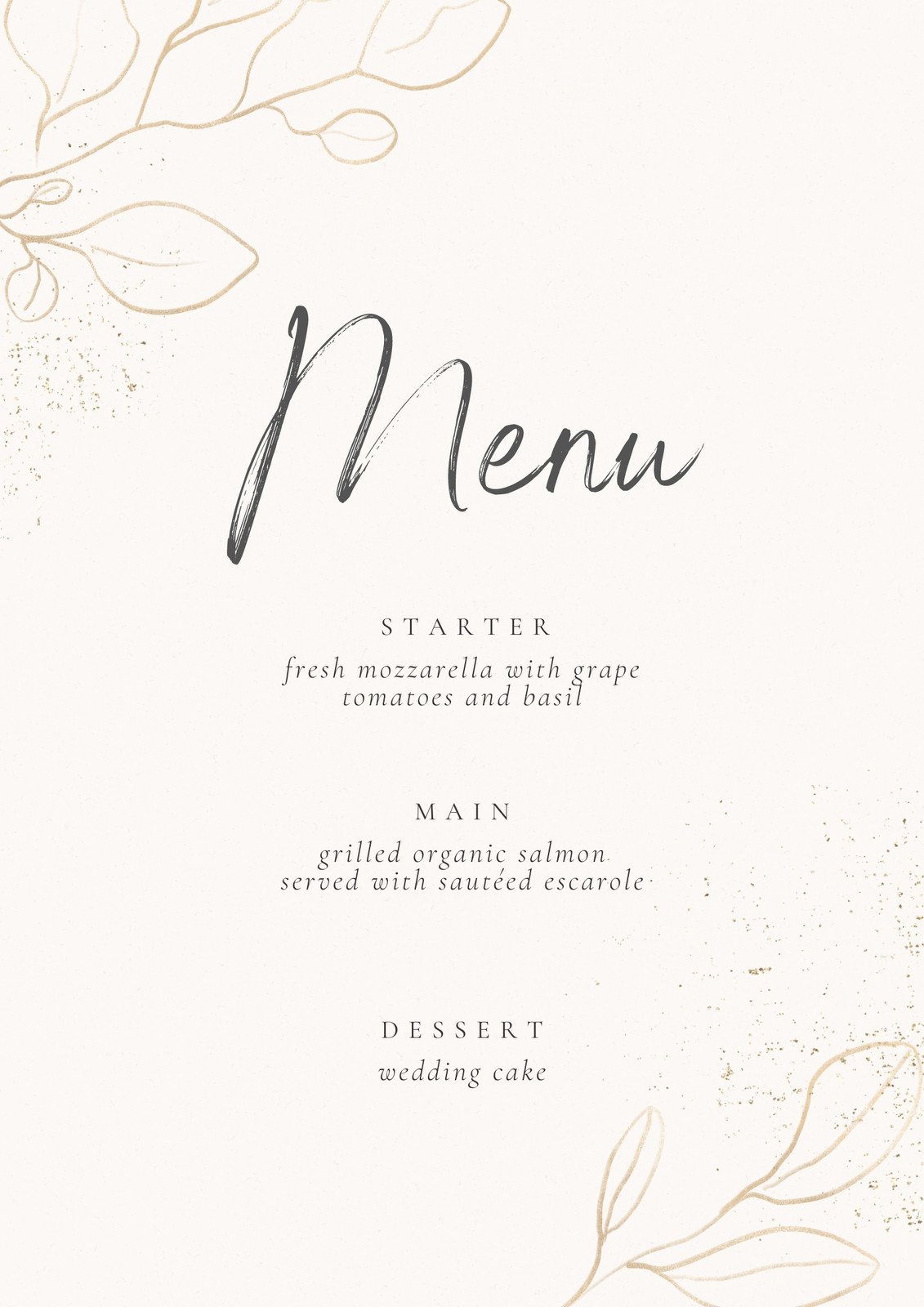 Free printable and customizable fancy menu templates  Canva Intended For Fancy Menu Template Free