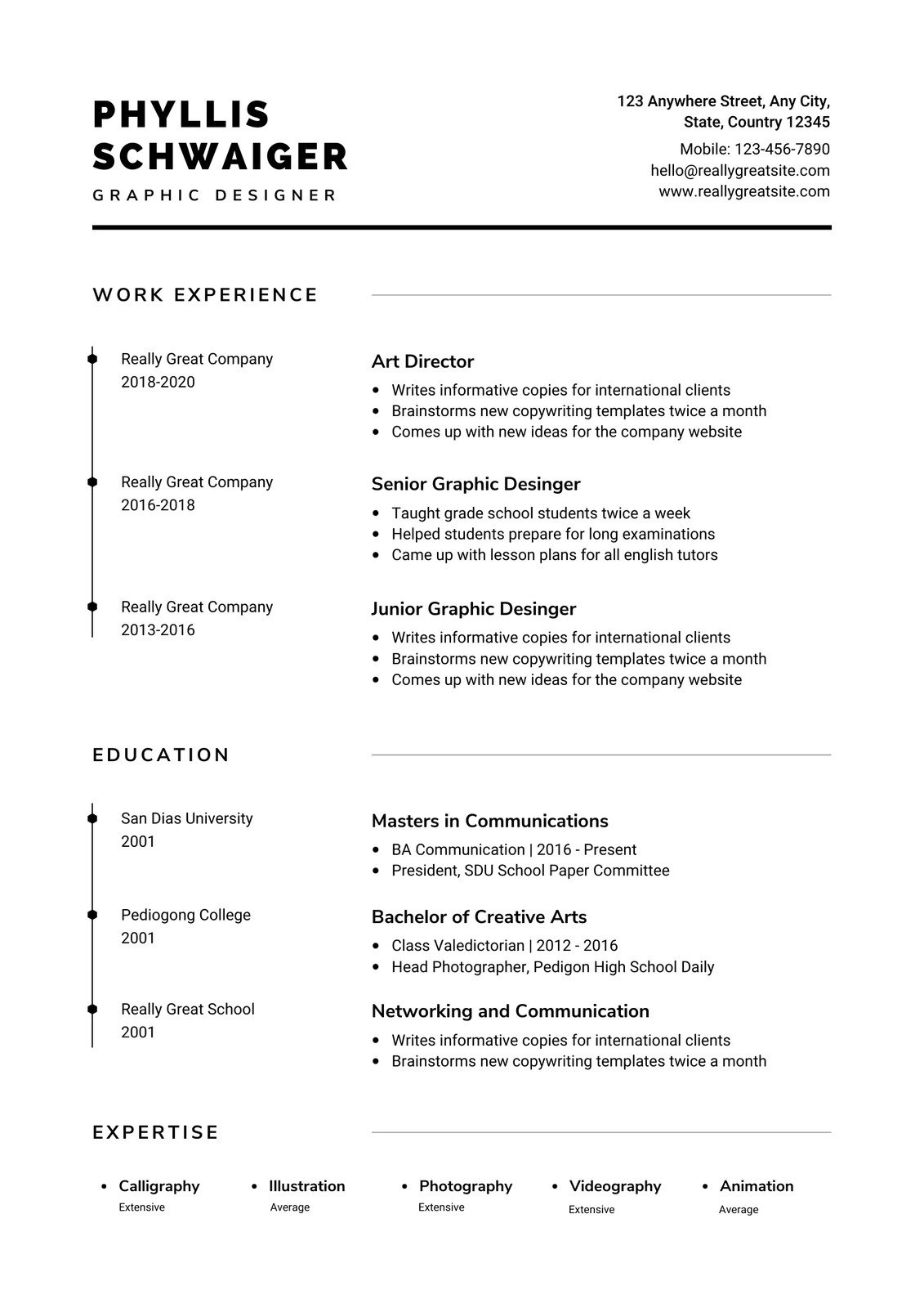 Free custom printable academic resume templates | Canva