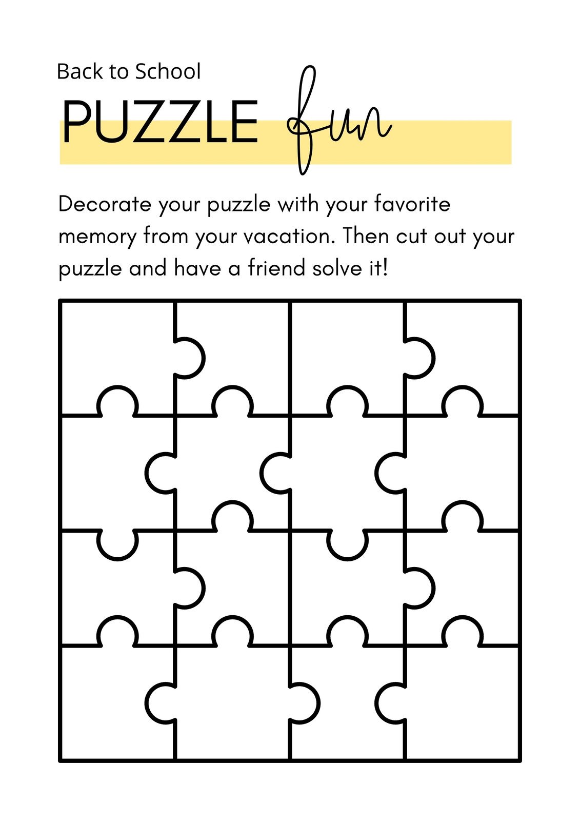 Photo About Jigsaw Puzzle , Blank Simple Template 3X3 within Jigsaw Puzzle  Template For Word - At…