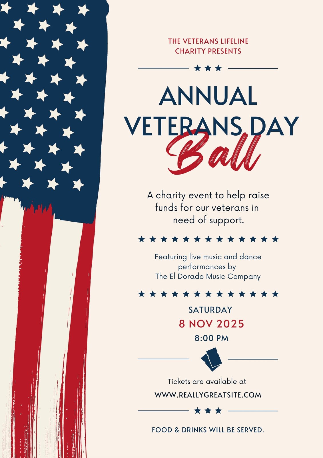 Veterans Day Invitation Templates