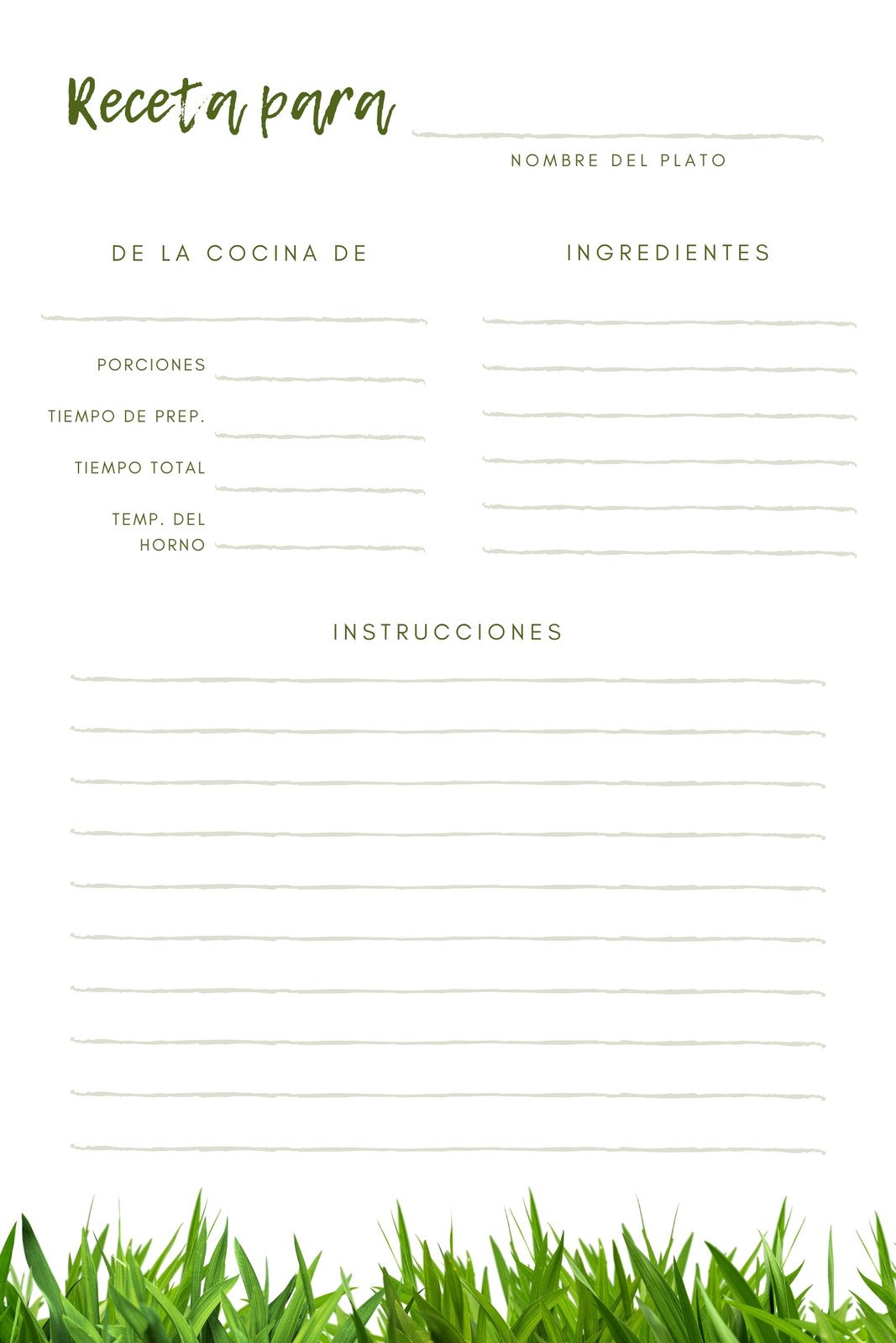 Formato De Recetas De Cocina En Word Decodable Images 7477