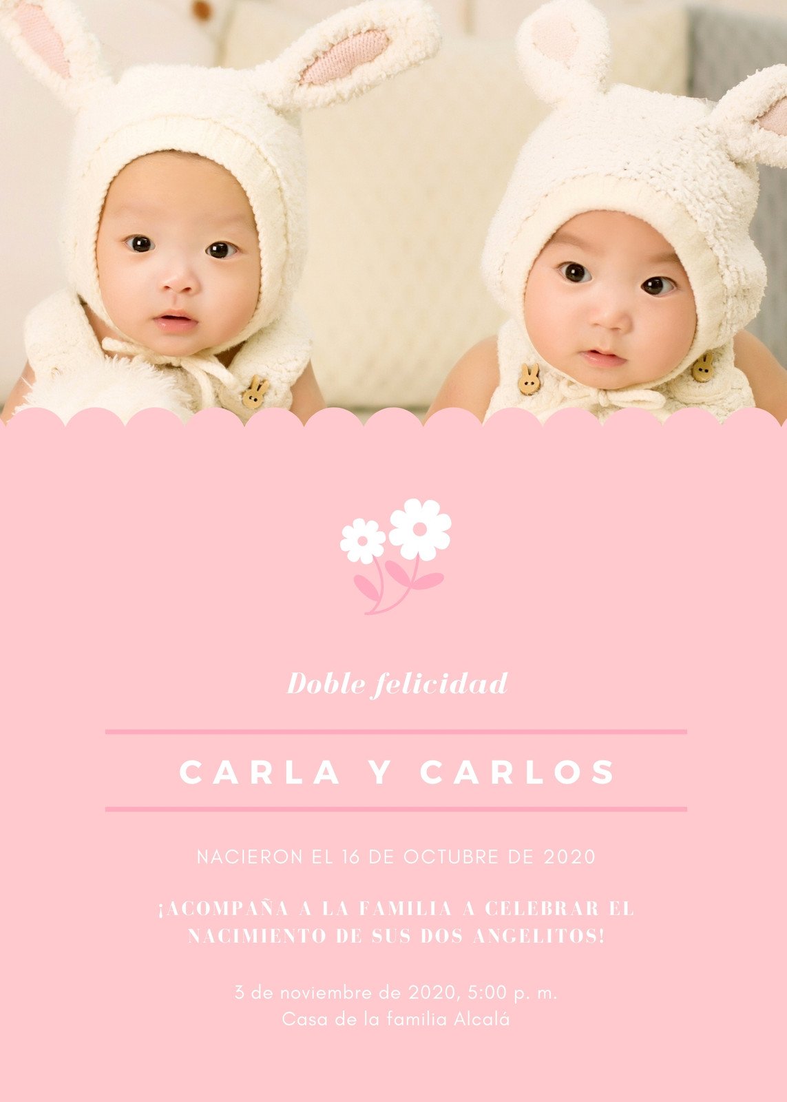  Niña anuncios de nacimiento – bebé Breeze por Petite alma :  Salud y Hogar