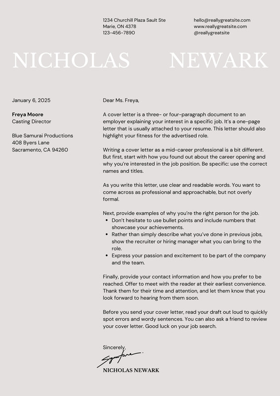 Free job offer letter templates to edit and print Canva