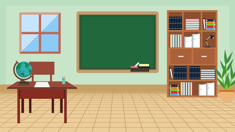 Free classroom Zoom virtual background templates | Canva