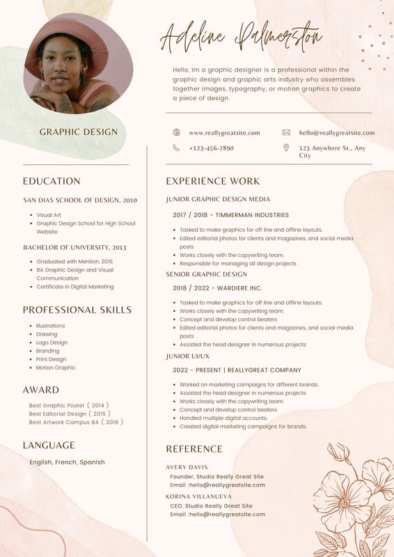 Page 6 - Free printable resume templates you can customize | Canva