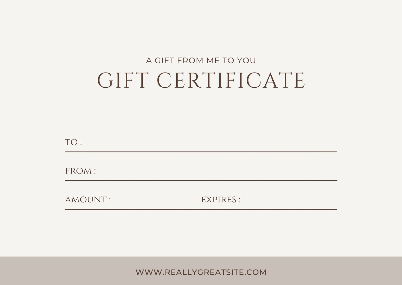 Free Gift Card Template Printable