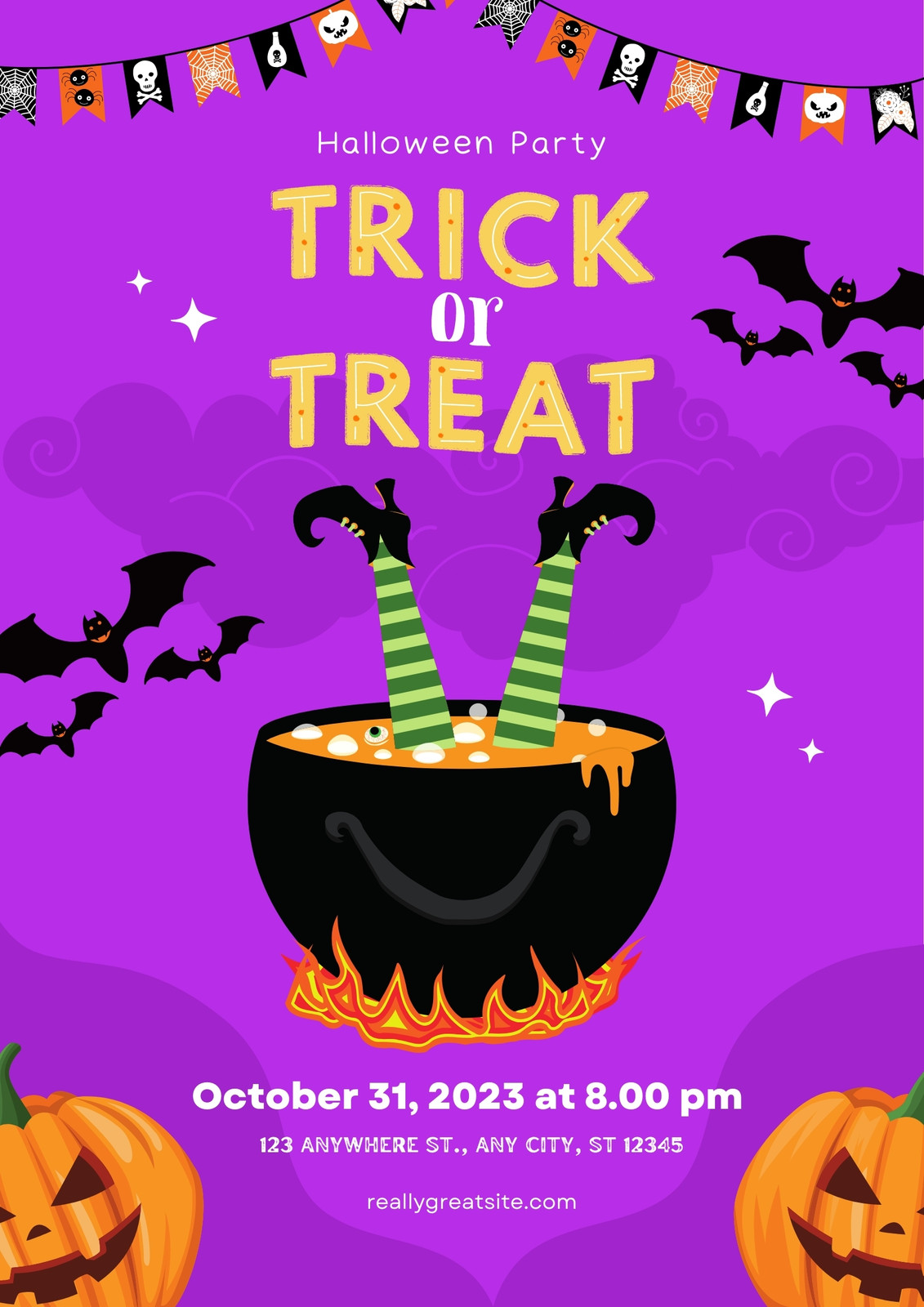 halloween flyer templates microsoft